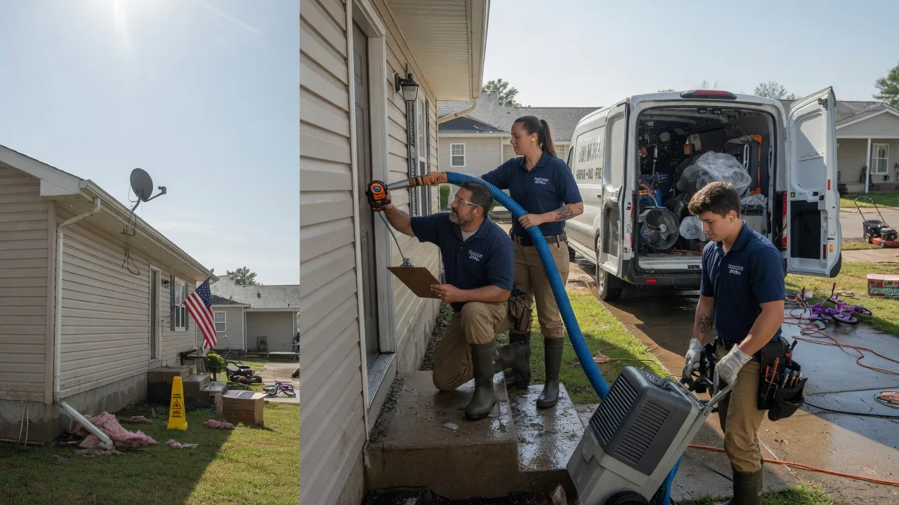 Ceiling Water Damage Restoration in Mossville, IL near me